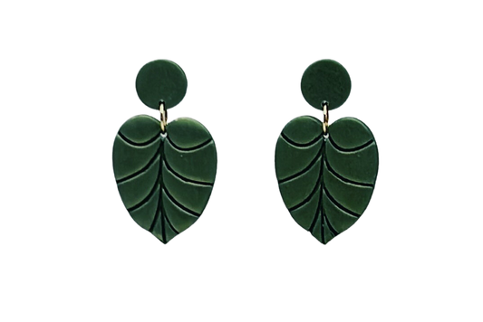 Monstera Leaf Earrings